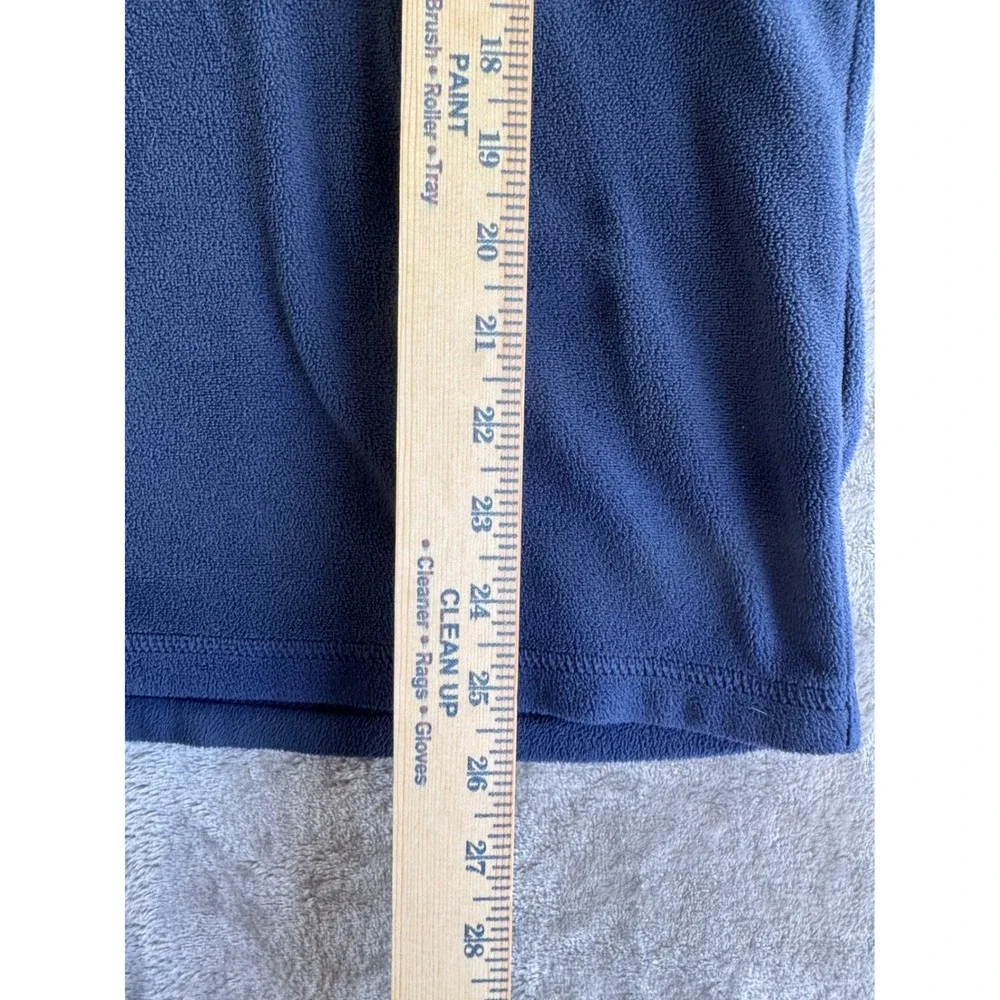The North Face TKA 100 Glacier Quarter Zip‎ Fleece Pullover Mens Large Navy Blue